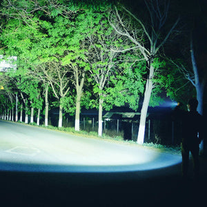 LAMPE DE POCHE EDC EN ACIER INOXYDABLE E70 avec BATTERIE - 4000 LUMENS