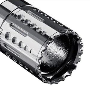 LAMPE DE POCHE EDC EN ACIER INOXYDABLE E70 avec BATTERIE - 4000 LUMENS