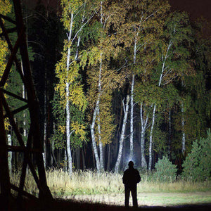 Lampe frontale H30 - 4000 LUMENS (1 x Cool White 6500K +Deux Auxiliaire Rouge + UV (Nichia 276A 365nm))