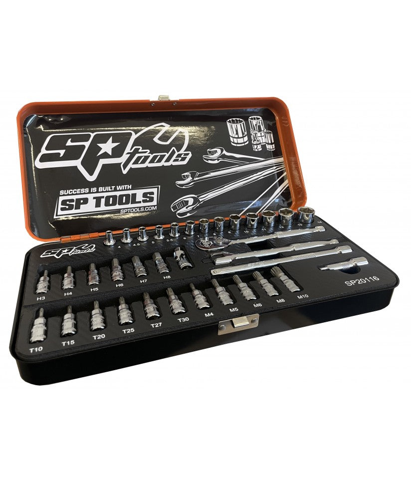 36PC 1/4&quot; DRIVE 6PT GENERAL SERVICE SOCKET SET