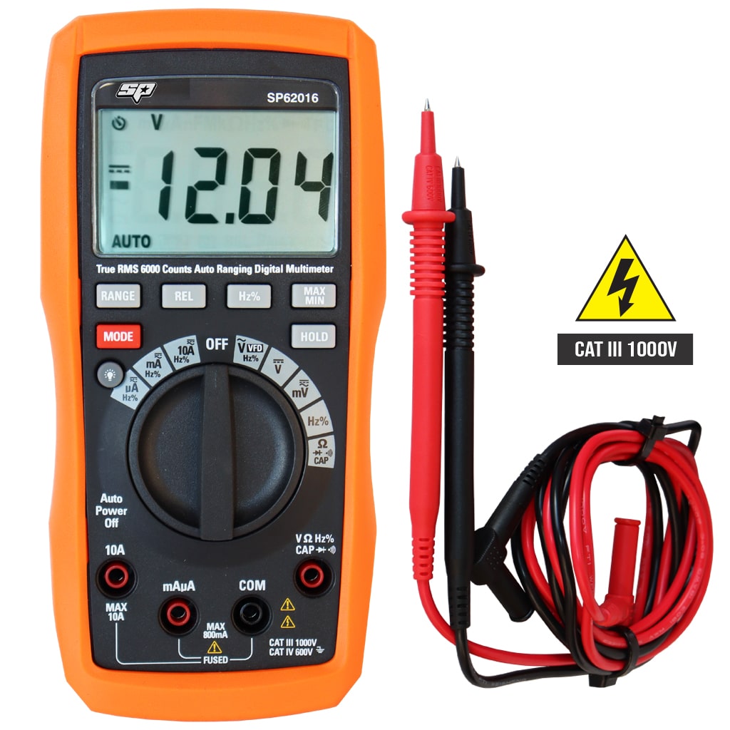 AUTO-RANGING TRUE RMS MULTIMETER (EV)