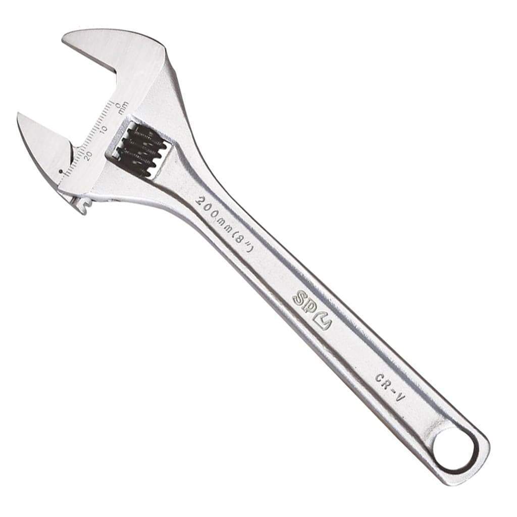 PREMIUM ADJUSTABLE WRENCH - CHROME