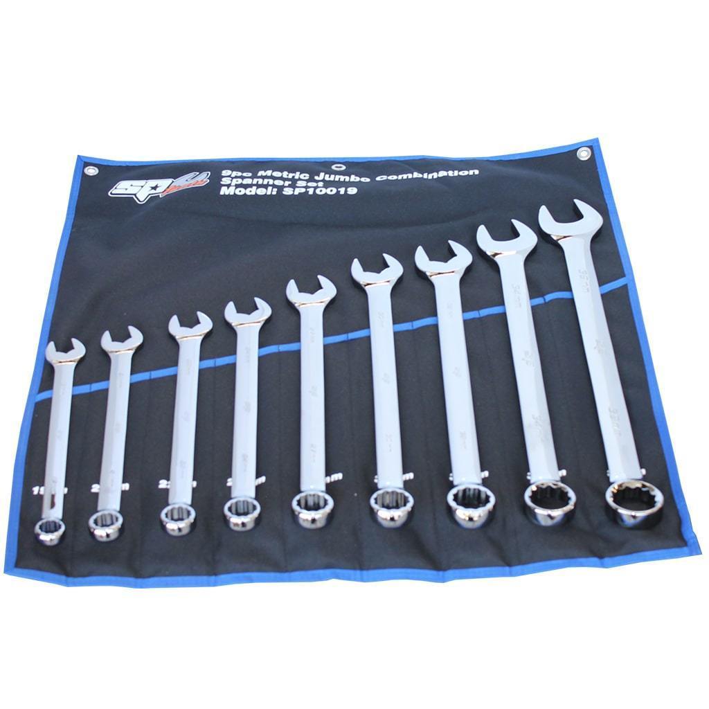 9PC METRIC JUMBO COMBINATION WRENCH SET