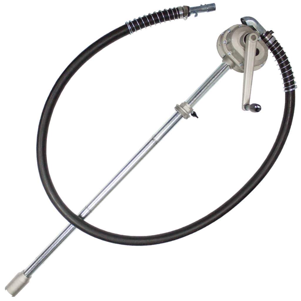 PUMP SP ROTARY DRUM ALUMINIUM W/RUBBER HOSE