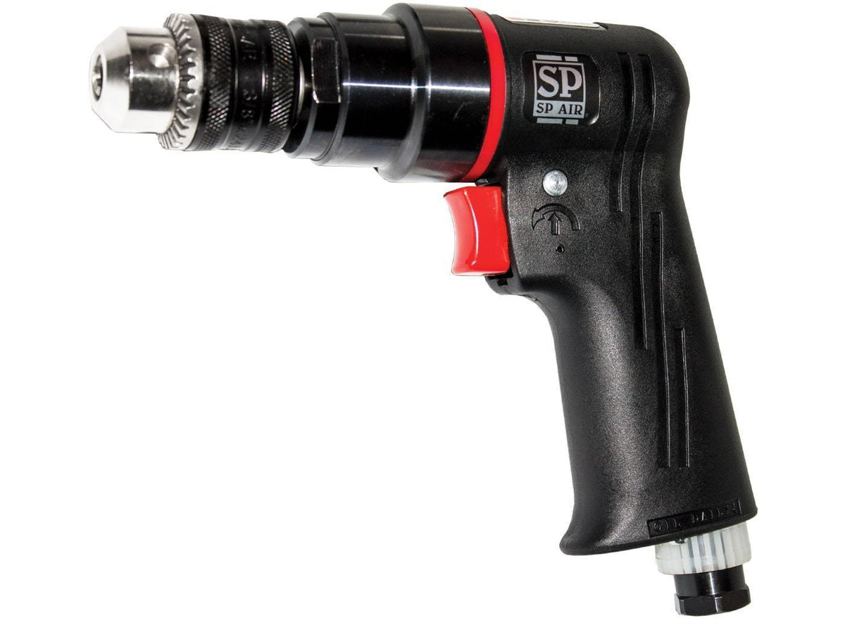 Drill - Composite Industrial Pistol - Key Type Chuck - 3/8"Dr