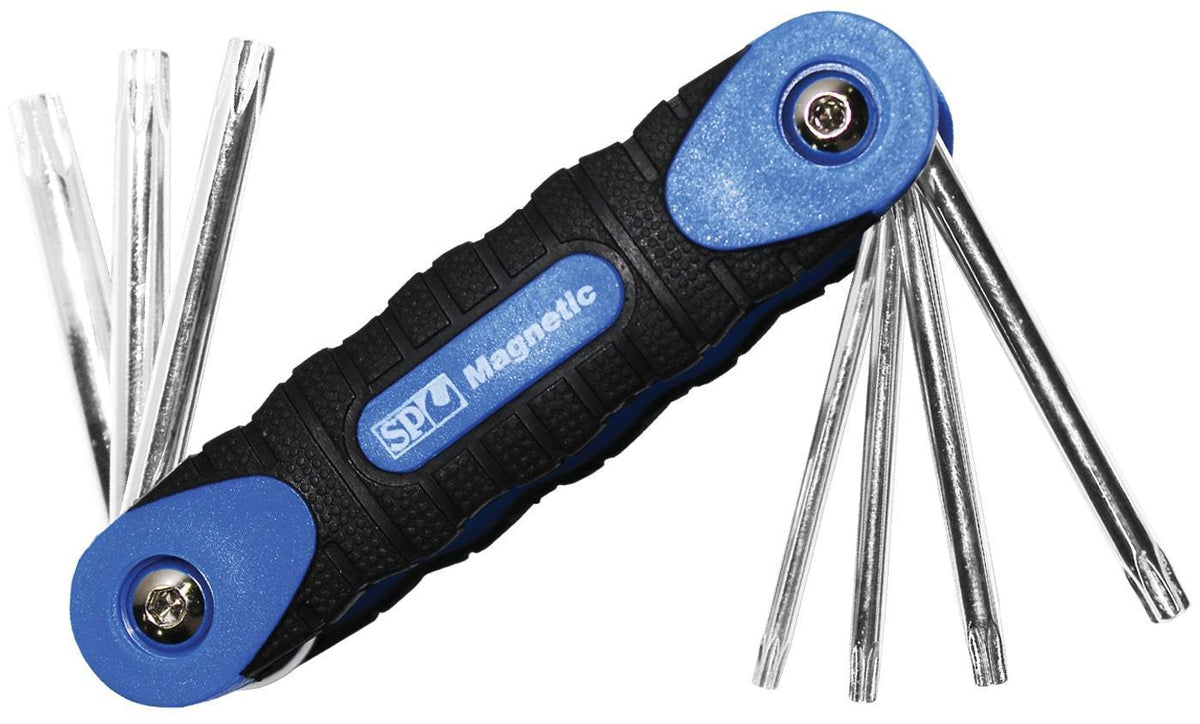 7PC TORX® FOLDING MAGNETIC HEX KEY SET