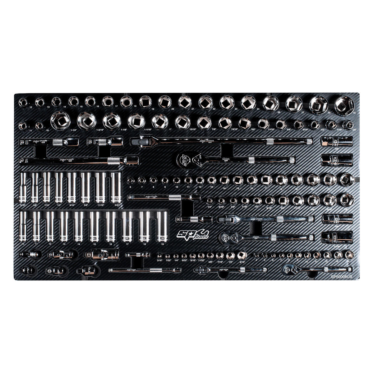 122PC METRIC/SAE SOCKET SET w/ EVA FOAM