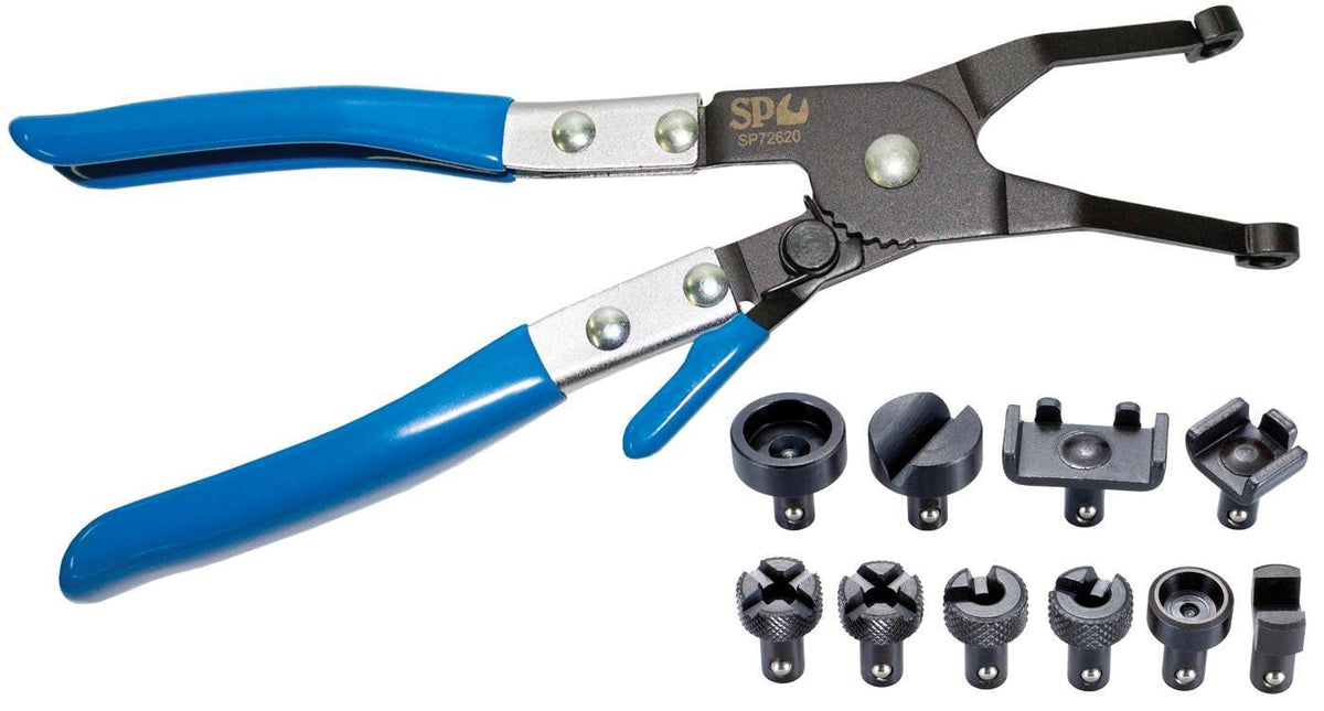 Universal Hose Clamp Plier Set - Angled Type