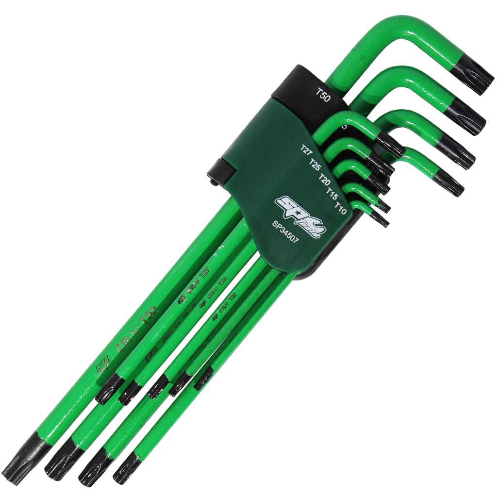 9PC TORX L-SHAPED HEX KEY SET