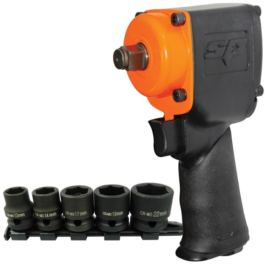 1/2&quot; Drive Impact Wrench - Compact - Plus Bonus Socket Set
