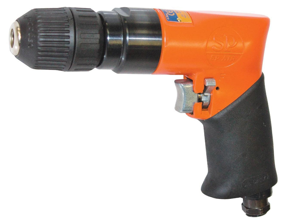 Drill - Automotive Pistol - Keyless Chuck - 3/8"Dr