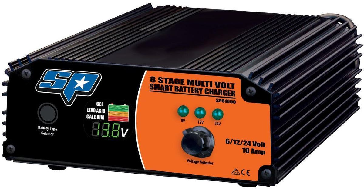 8 Stage 10 Amp MULTI VOLT Smart Battery Charger