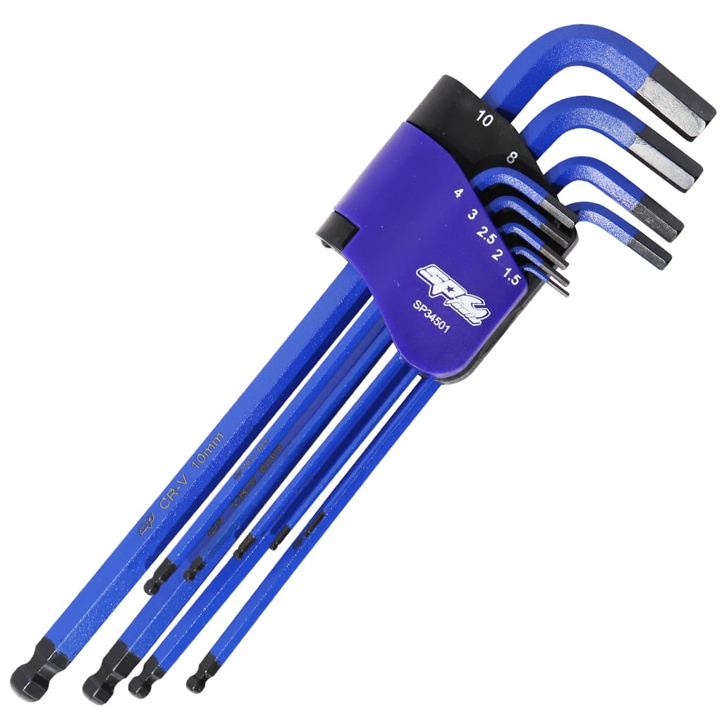 9PC METRIC L-SHAPED HEX KEY SET