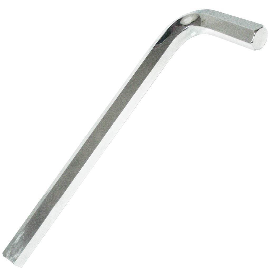 SAE EXTRA-LONG L-SHAPED BALL DRIVE HEX KEY - CHROME