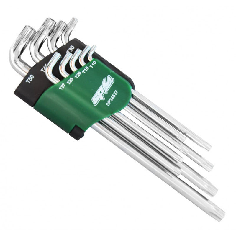 9PC TORX L-SHAPED STUBBY HEX KEY SET
