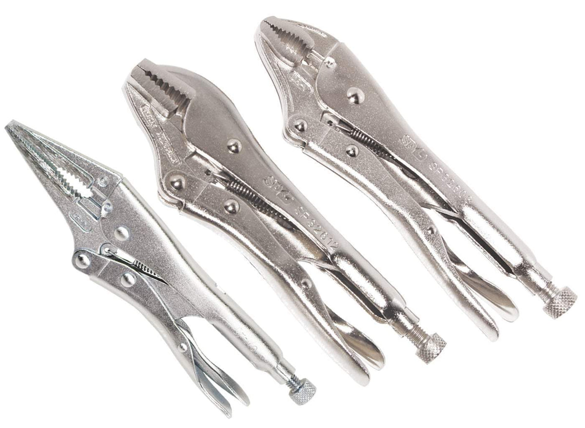 3PC LOCKING PLIERS SET - 9&quot;/10&quot;/10&quot;