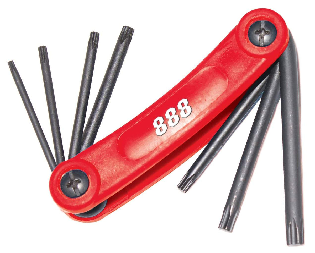 9PC 888 SERIES® METRIC MAGNETIC FOLDING HEX KEY SET