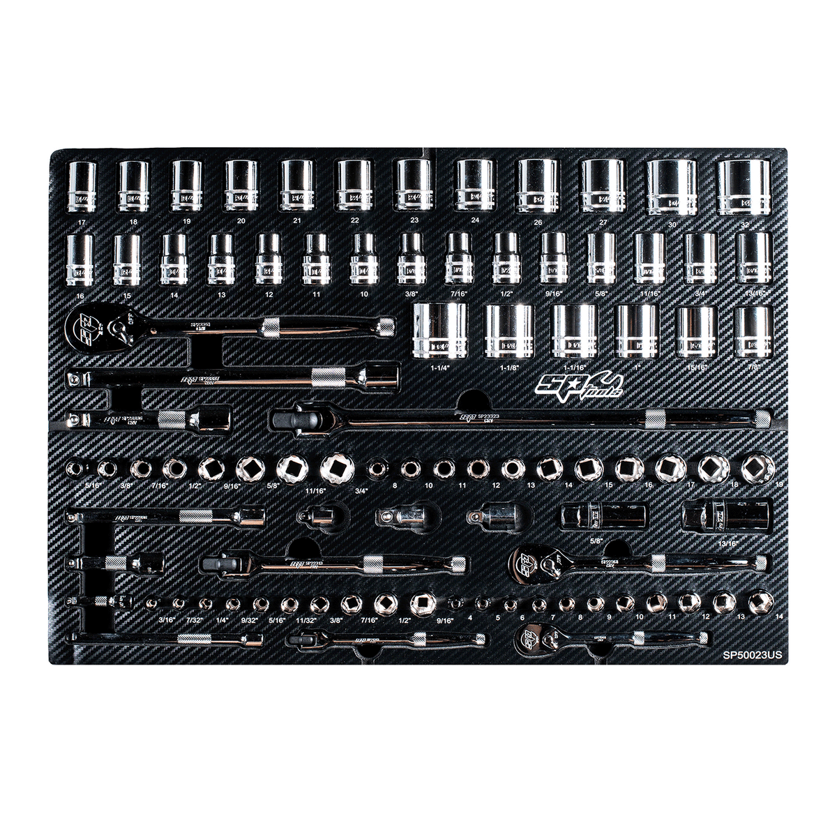 90PC METRIC/SAE SOCKET SET w/ EVA FOAM