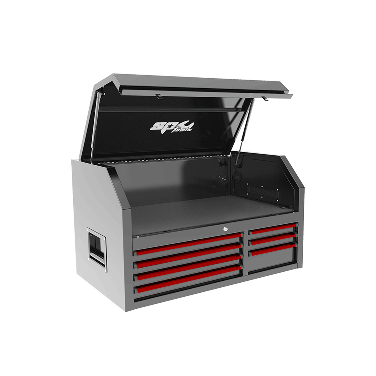 42&quot; 7 Drawer Double Bank SUMO TRADE Tool Chest Black w/ Blac