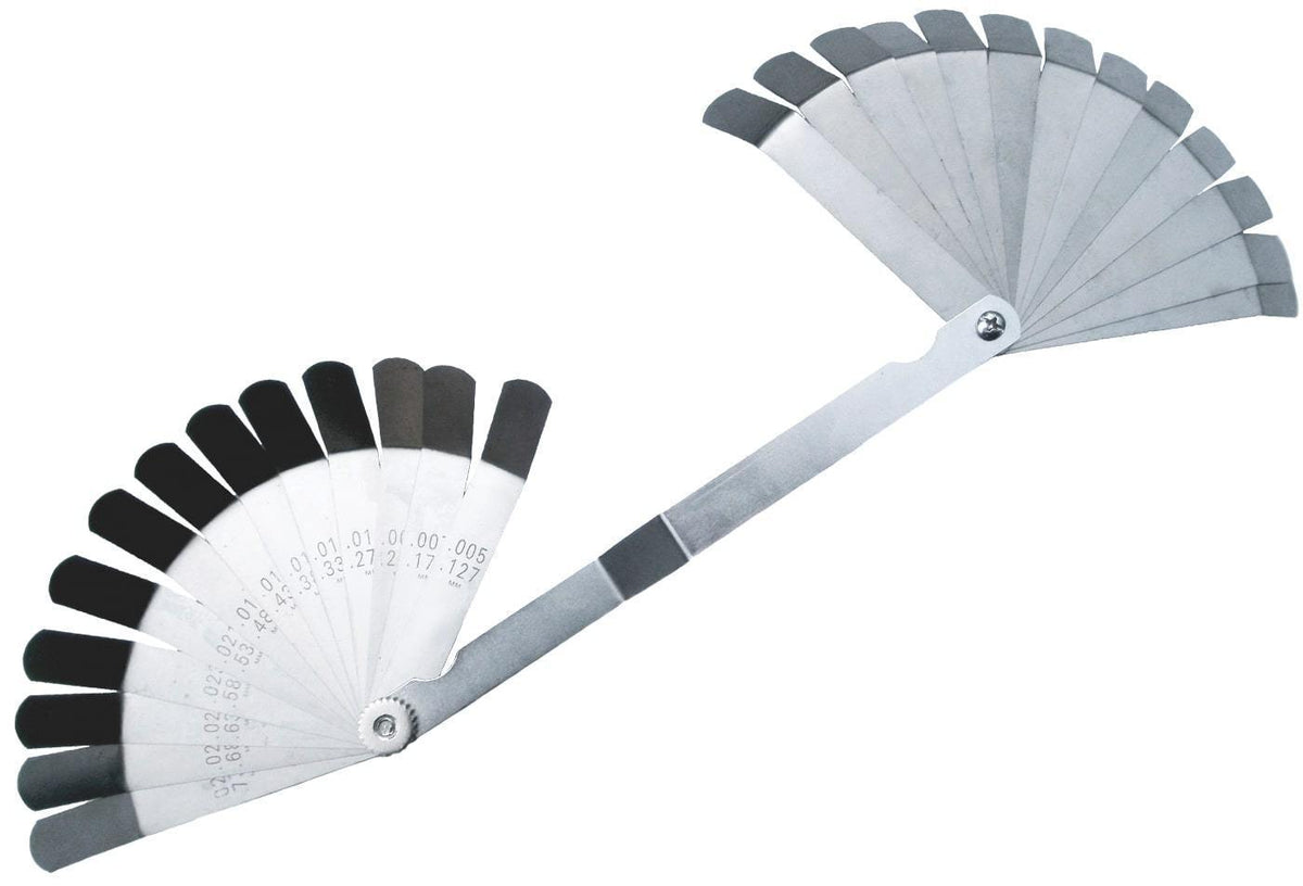 26PCS DOUBLE ENDED FEELER GAUGE OFFSET 4&quot;