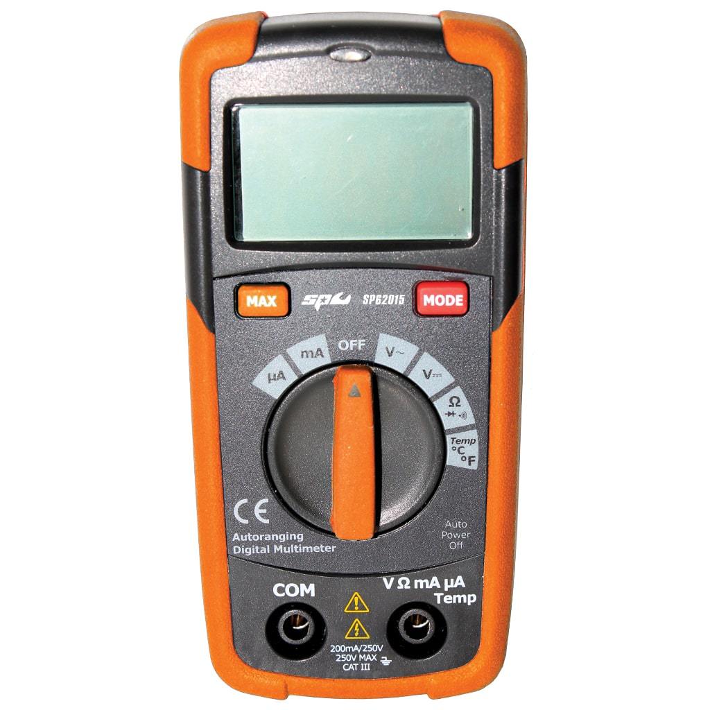 DIGITAL MULTIMETER WITH TEMPERATURE GAUGE - POCKET SIZE