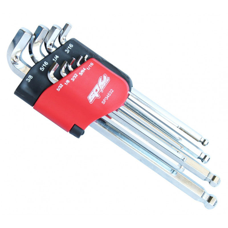 9PC SAE L-SHAPED STUBBY HEX KEY SET