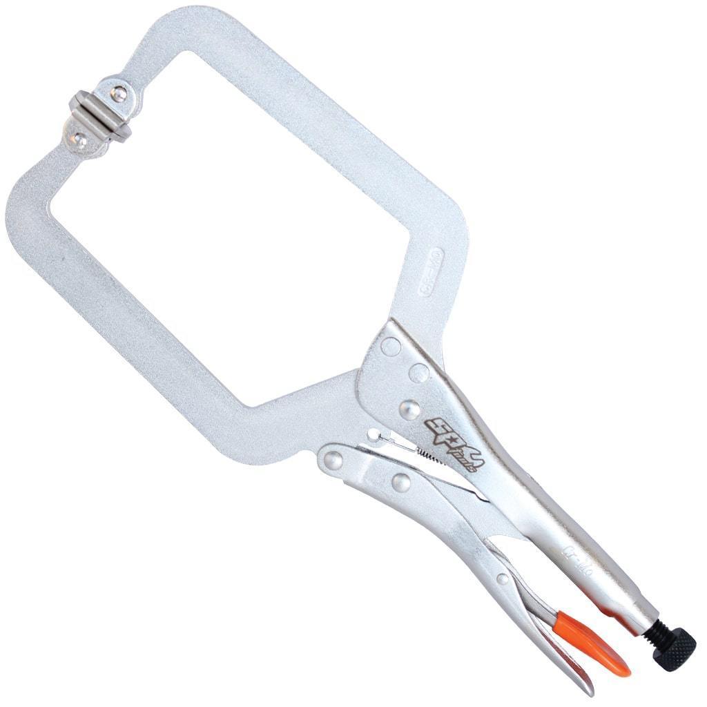 15&quot; LOCKING C-CLAMP PLIERS - SWIVEL PADS