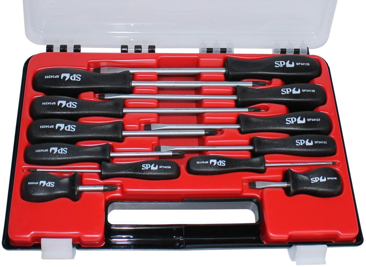 12PC PHILLIPS/FLAT TIP SCREWDRIVER SET