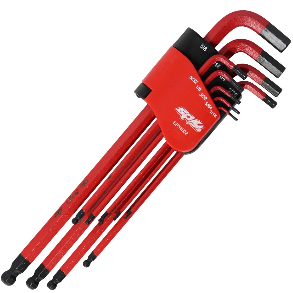 9PC SAE L-SHAPED HEX KEY SET
