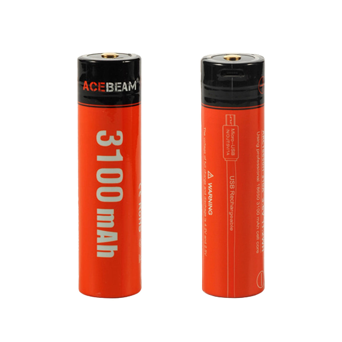 USB 3100mAh 18650 bat. for PT40/L17