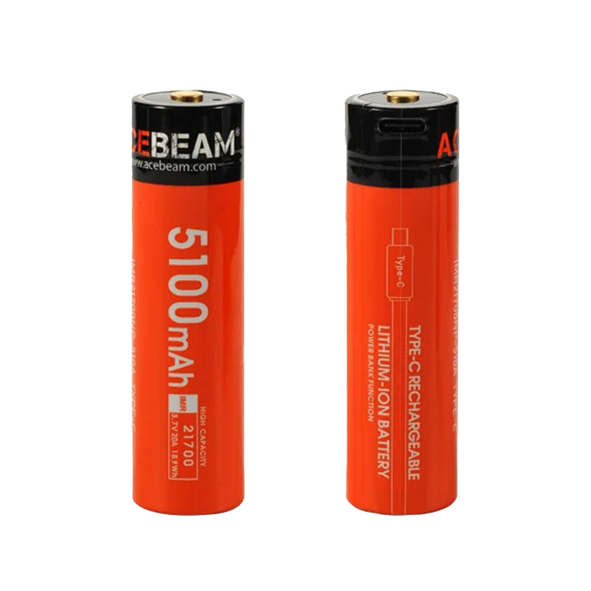 USB 5100mAh 21700 bat. for E70/L19
