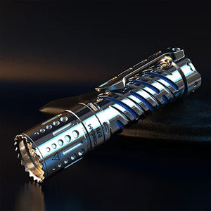 E70 STAINLESS STEEL EDC FLASHLIGHT w/BATTERY - 4000 LUMENS