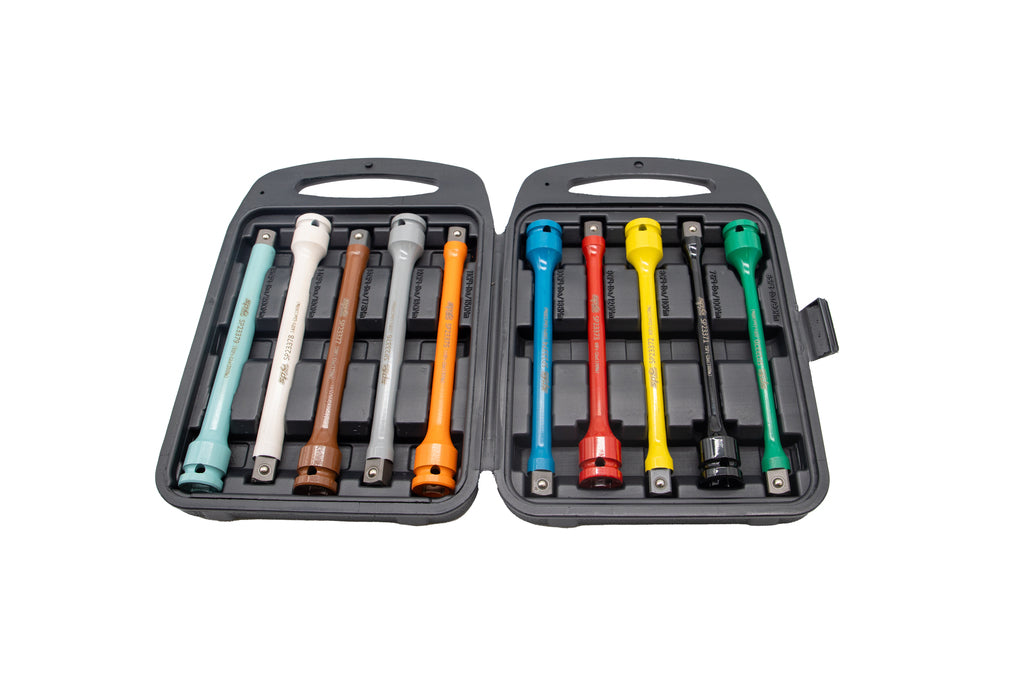 10PC 1/2&quot; DRIVE TORQUE LIMITING EXTENSION SET