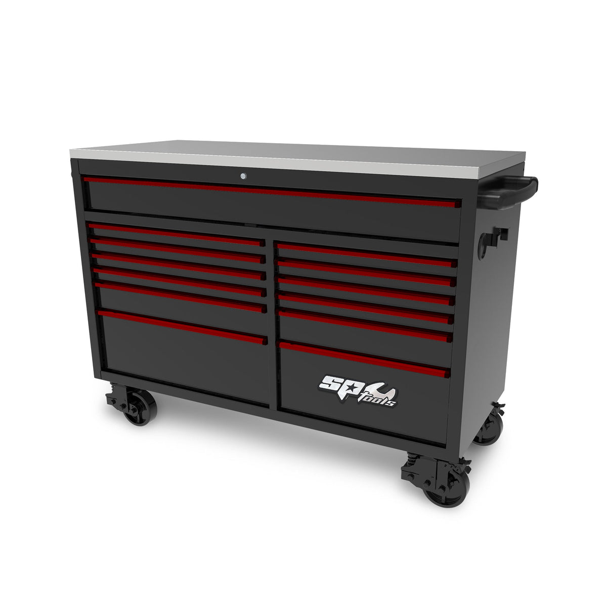 59&quot; 13 Drawer Double Bank Toolbox
