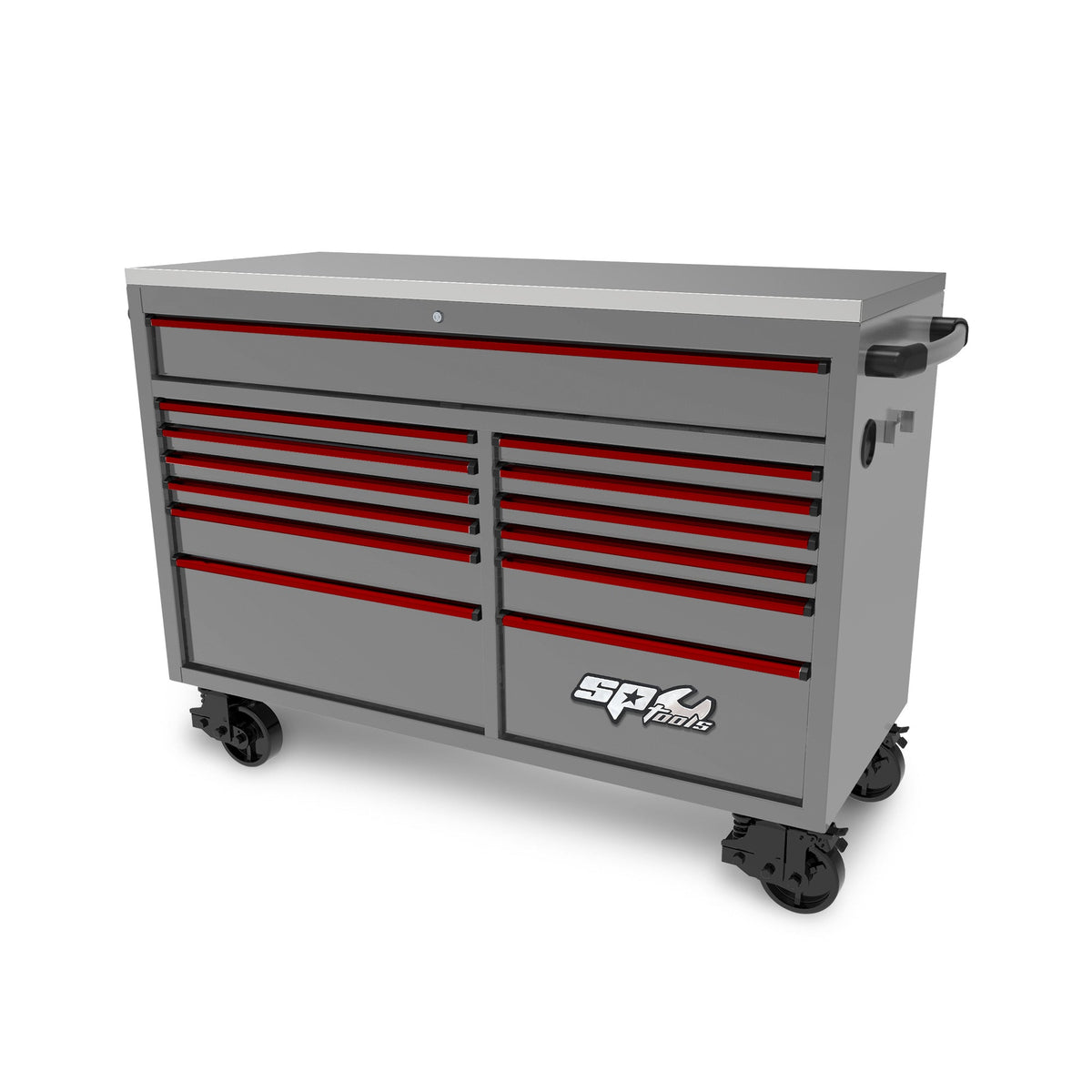 59&quot; 13 Drawer Double Bank Toolbox
