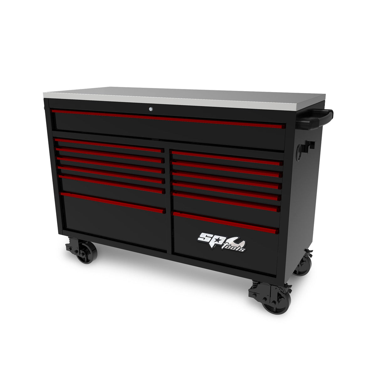 59&quot; 13 Drawer Double Bank Toolbox